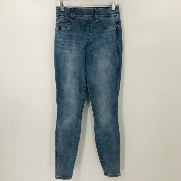 Spanx Skinny Jeans High Rise in Light Vintage Wash Size Small - Picture 1 of 11